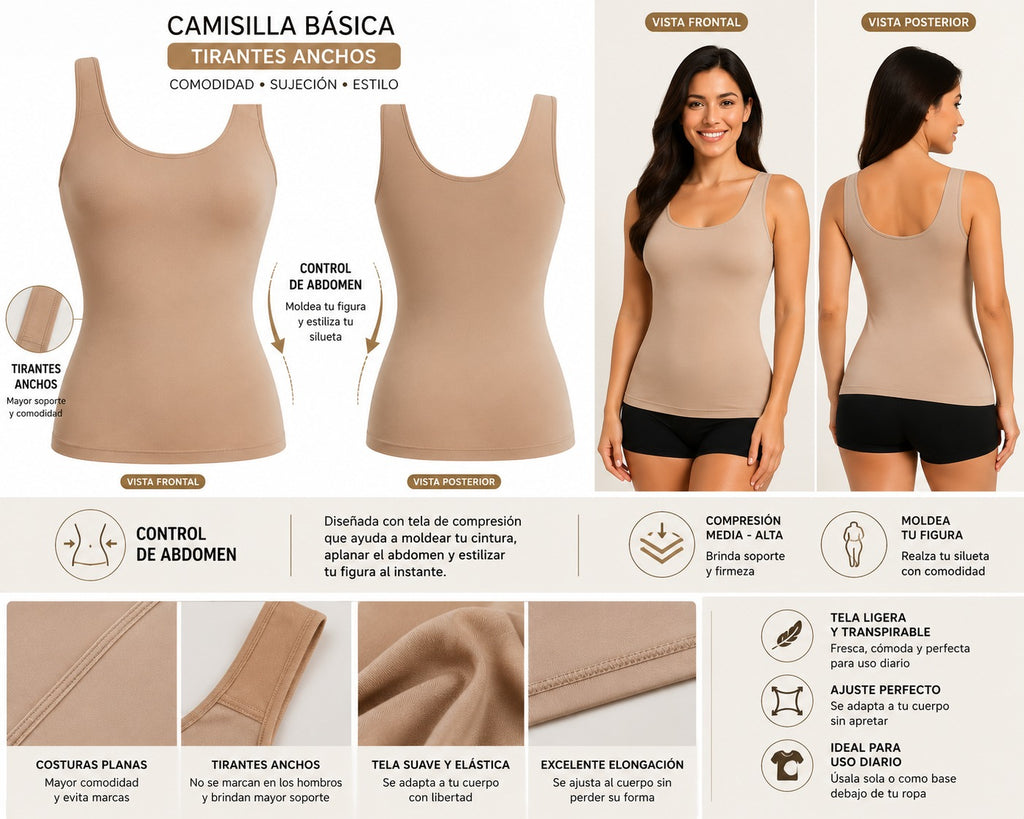 Camisilla Moldeadora Power Curve