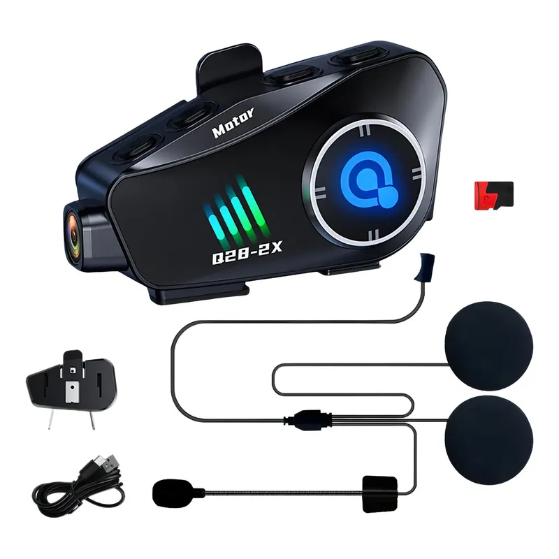 Intercomunicador para moto camara Q-28
