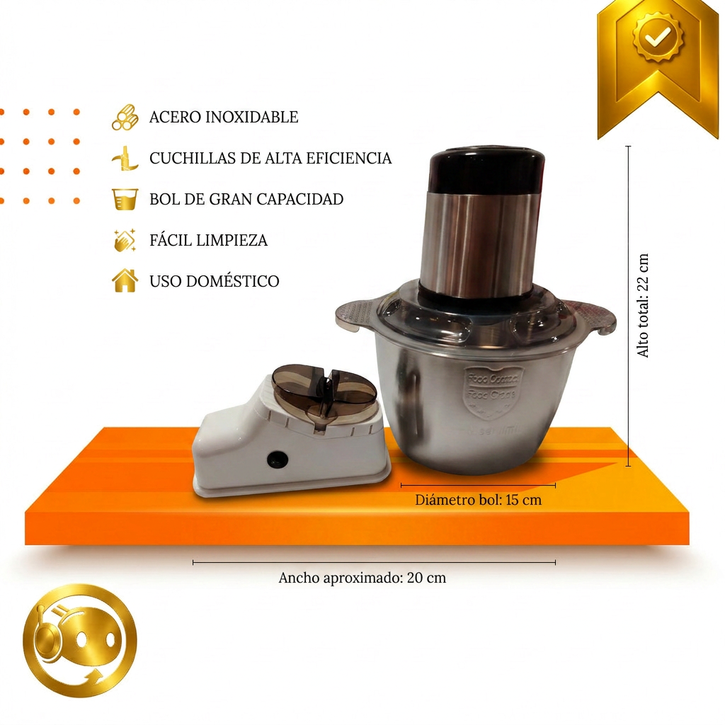 COMBO PROCESADOR + AFILADOR ELÉCTRICO