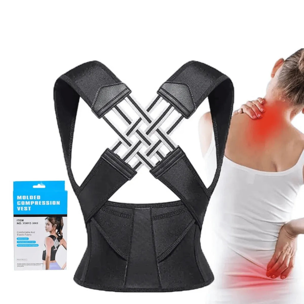 Corrector de Postura Ajustable – Soporte Lumbar para Hombre y Mujer