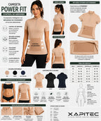 Camiseta Moldea cuello Alto PowerFit
