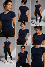 Camiseta Moldea Cuello redondo Powerfit