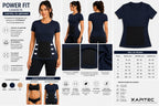Camiseta Moldea Cuello redondo Powerfit
