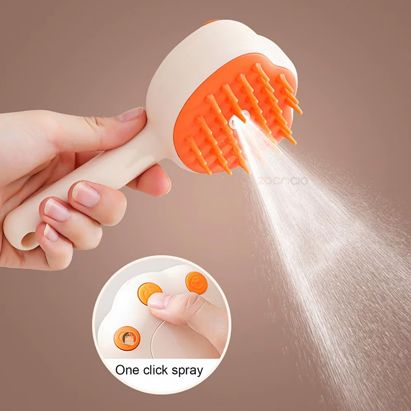 Cepillo Aseo Para Gatos Y Perros Pulveri